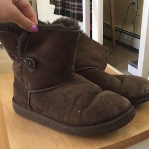 Brown Bailey Button Uggs